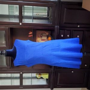 Royal blue dress